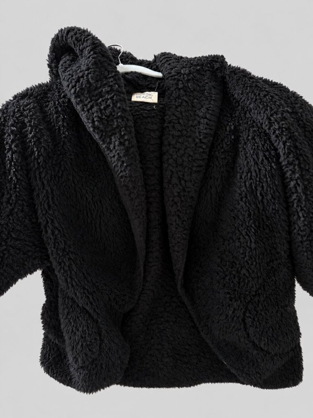 Nordic Beach Original Body Wrap Teddy Jacket Black